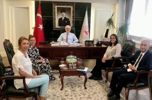 İçişleri Bakanlığı Sivil Toplumla İlişkiler Genel Müdürü Sayın Erkan Kılıç'ı ziyaret ettik
